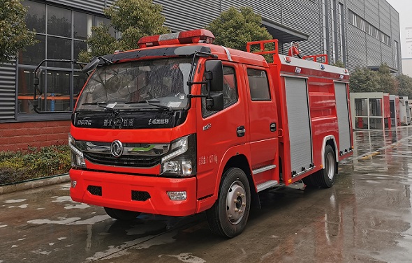 国六东风5吨消防车操作视频！